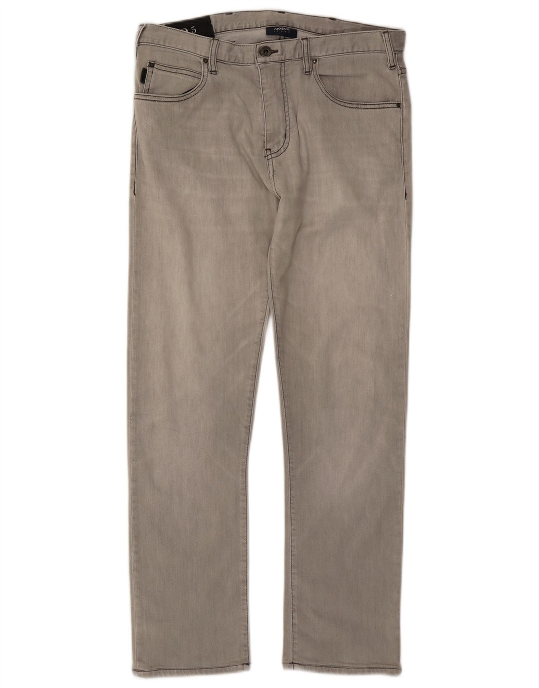 Jeans retos femininos Armani W33 L28 cinza