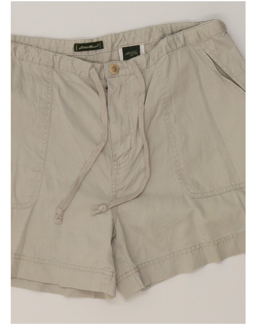 EDDIE BAUER Womens Chino Shorts US 14 XL W34  Beige Cotton Vintage Eddie Bauer and Second-Hand Eddie Bauer from Messina Hembry 
