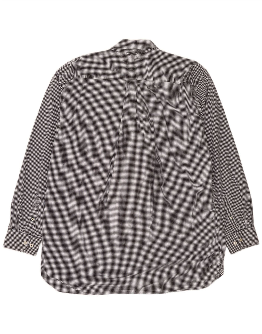 Camisa masculina Tommy Hilfiger 2XL algodão xadrez preto