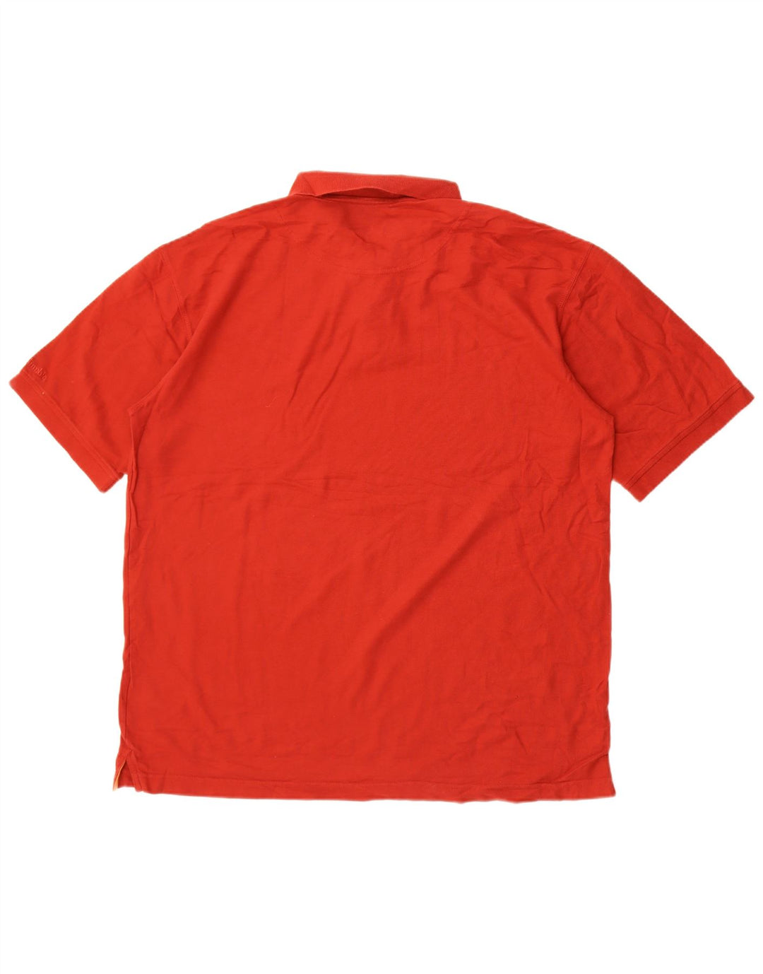 Camisa polo masculina Columbia grande algodão vermelho