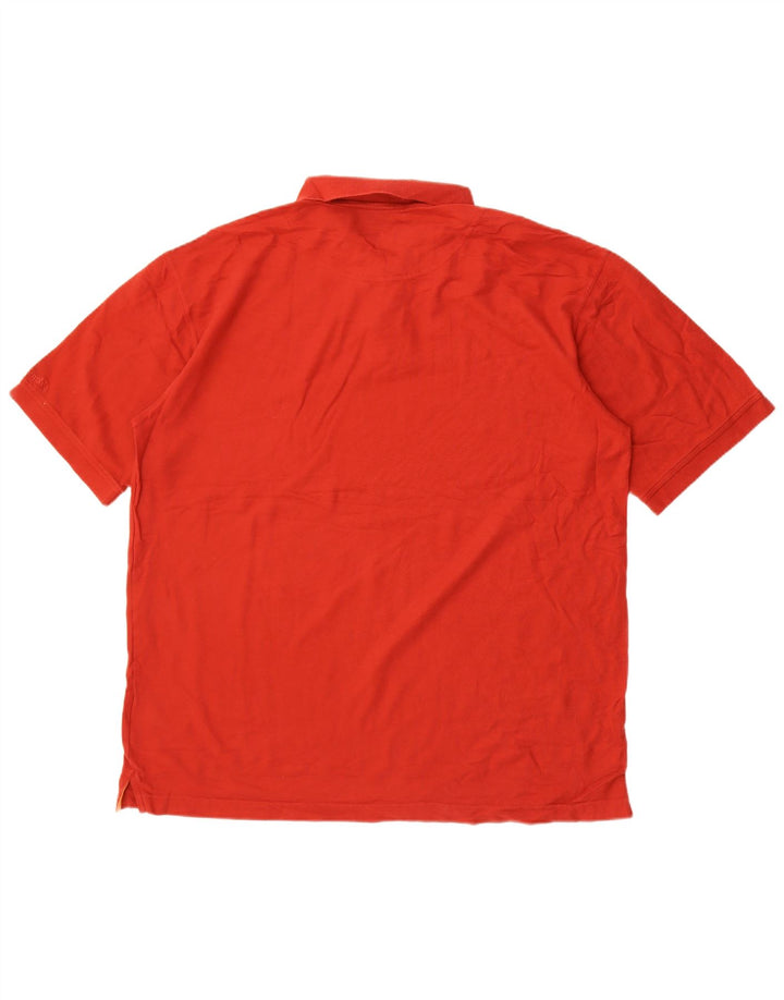 Camisa polo masculina Columbia grande algodão vermelho