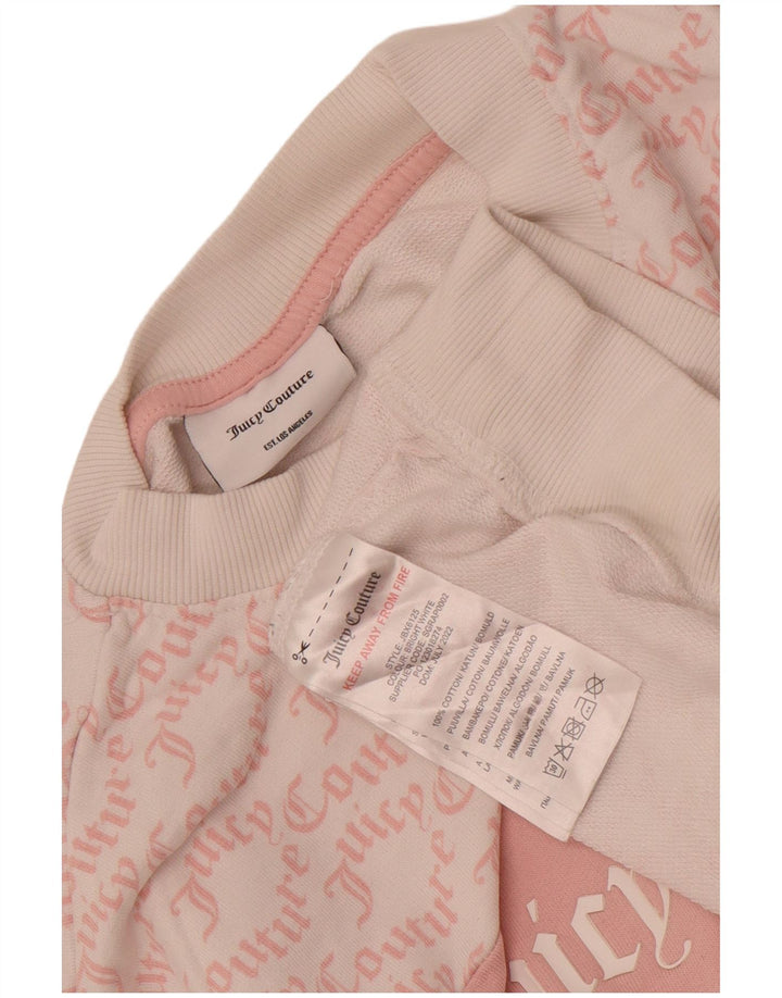Moletom feminino Juicy Couture Jumper UK 14 médio branco colorblock