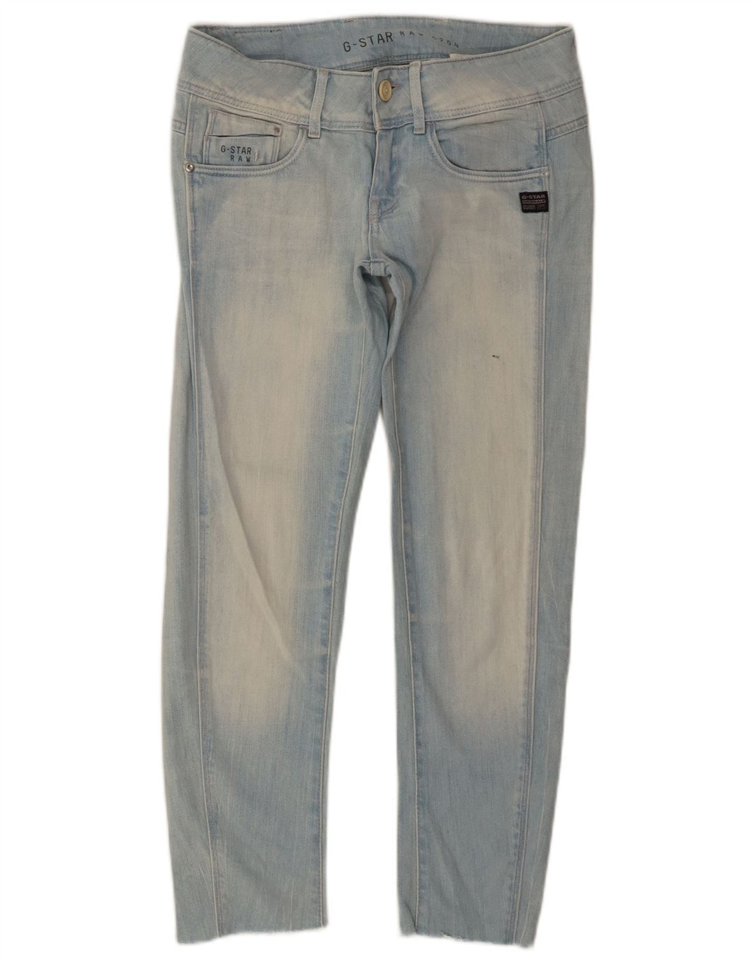 Jeans slim feminino G-STAR W26 L25 algodão azul