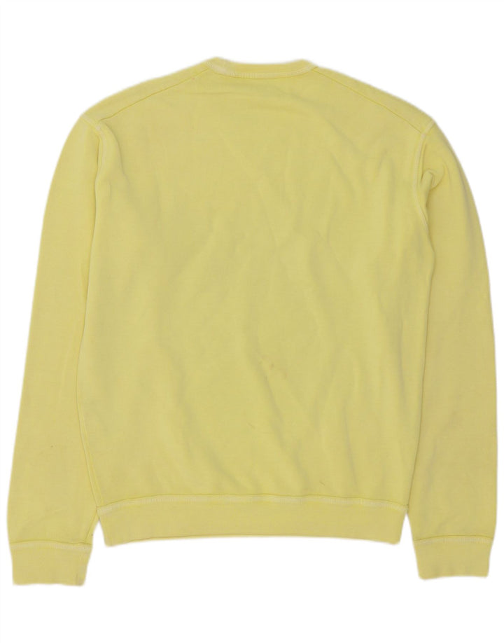 Dsquared2 moletom gráfico masculino jumper grande algodão amarelo