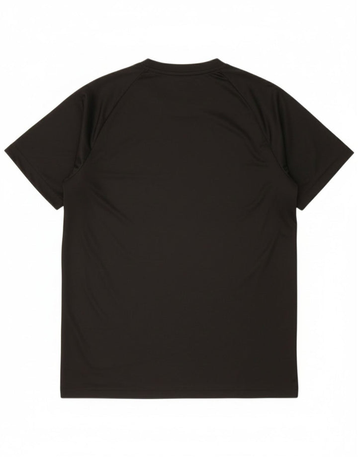 Adidas Mens Climalite Camiseta Top Grande Poliéster Preto
