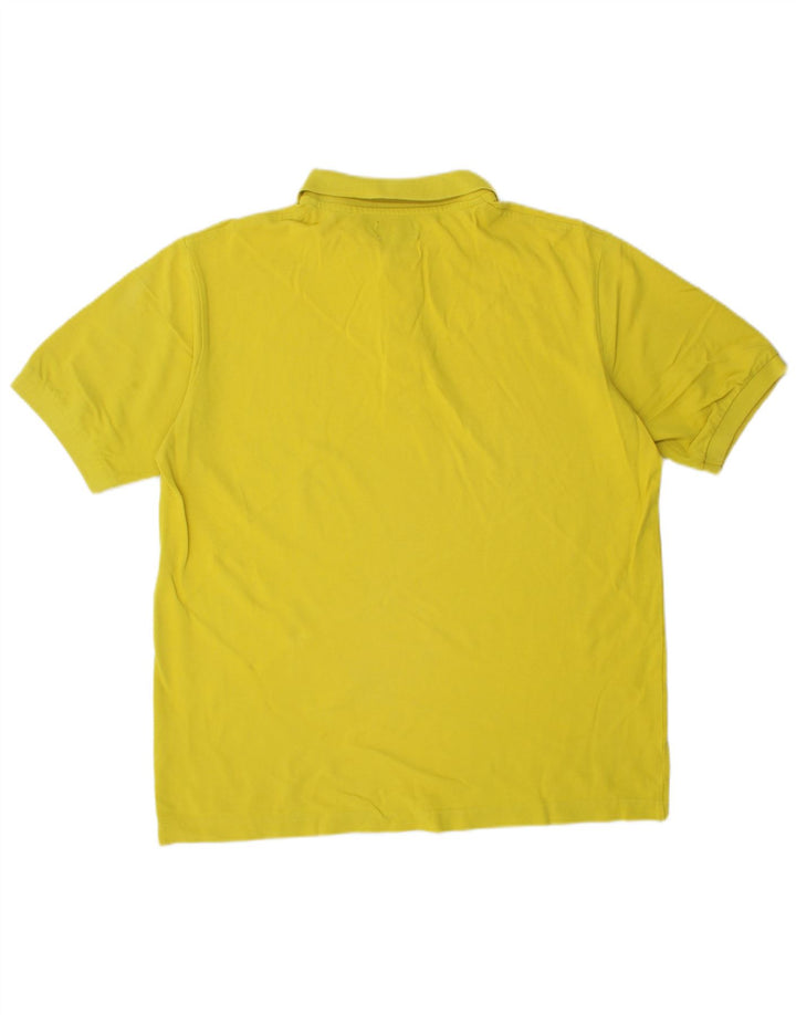 Camisa polo masculina KAPPA grande algodão amarelo