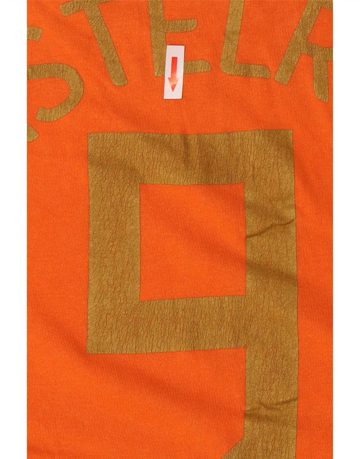 Camiseta Nike Masculina Graphic Top UK 39/41 Médio Laranja