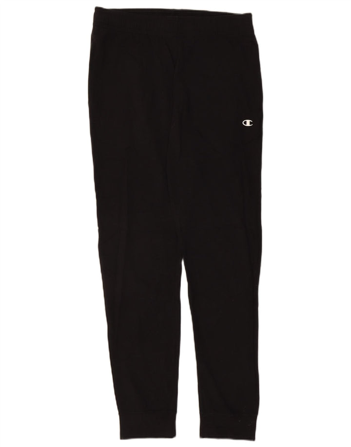 Calça de treino masculina Champion Joggers pequeno algodão preto