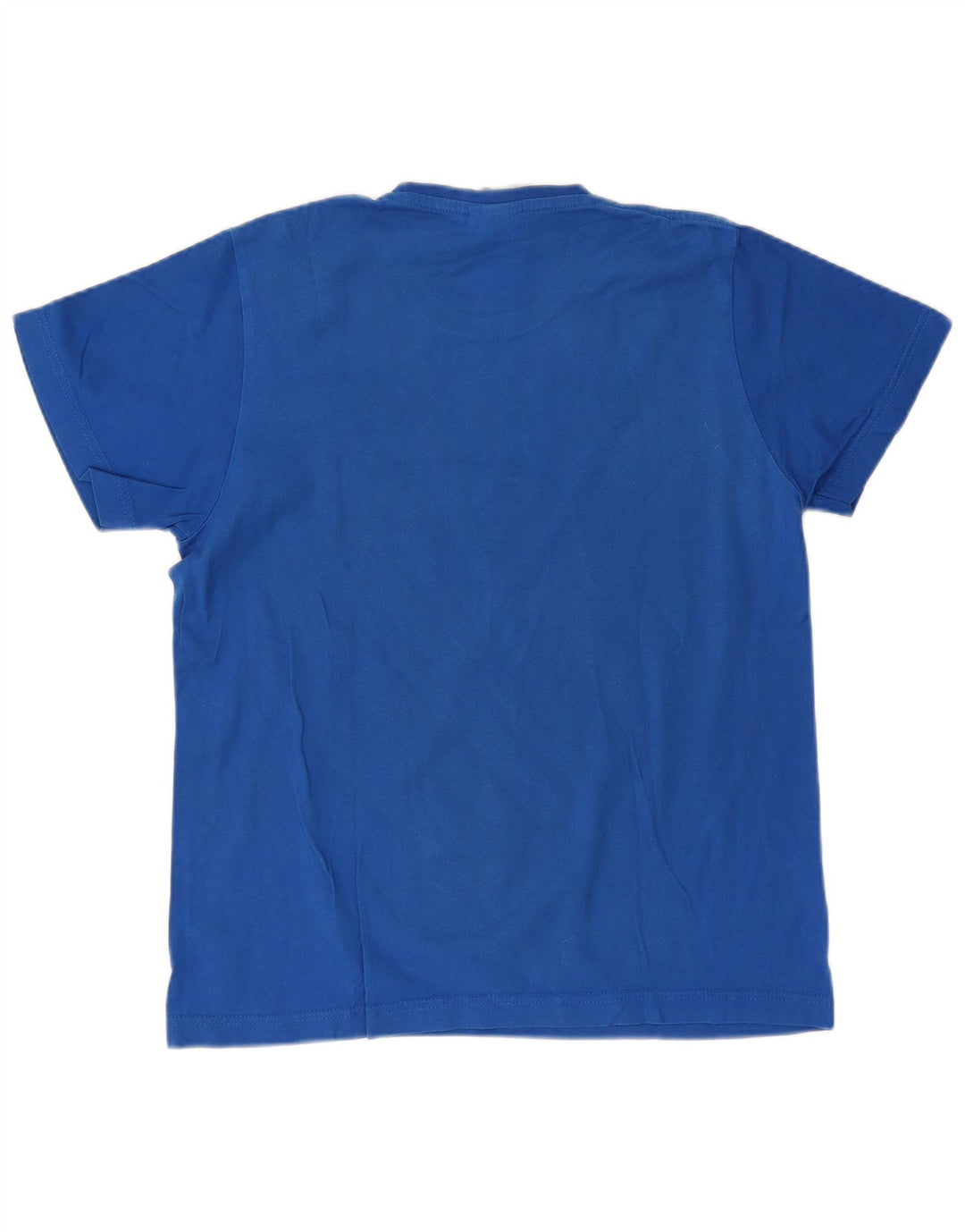 Adidas Mens Graphic T-Shirt Top Médio Algodão Azul