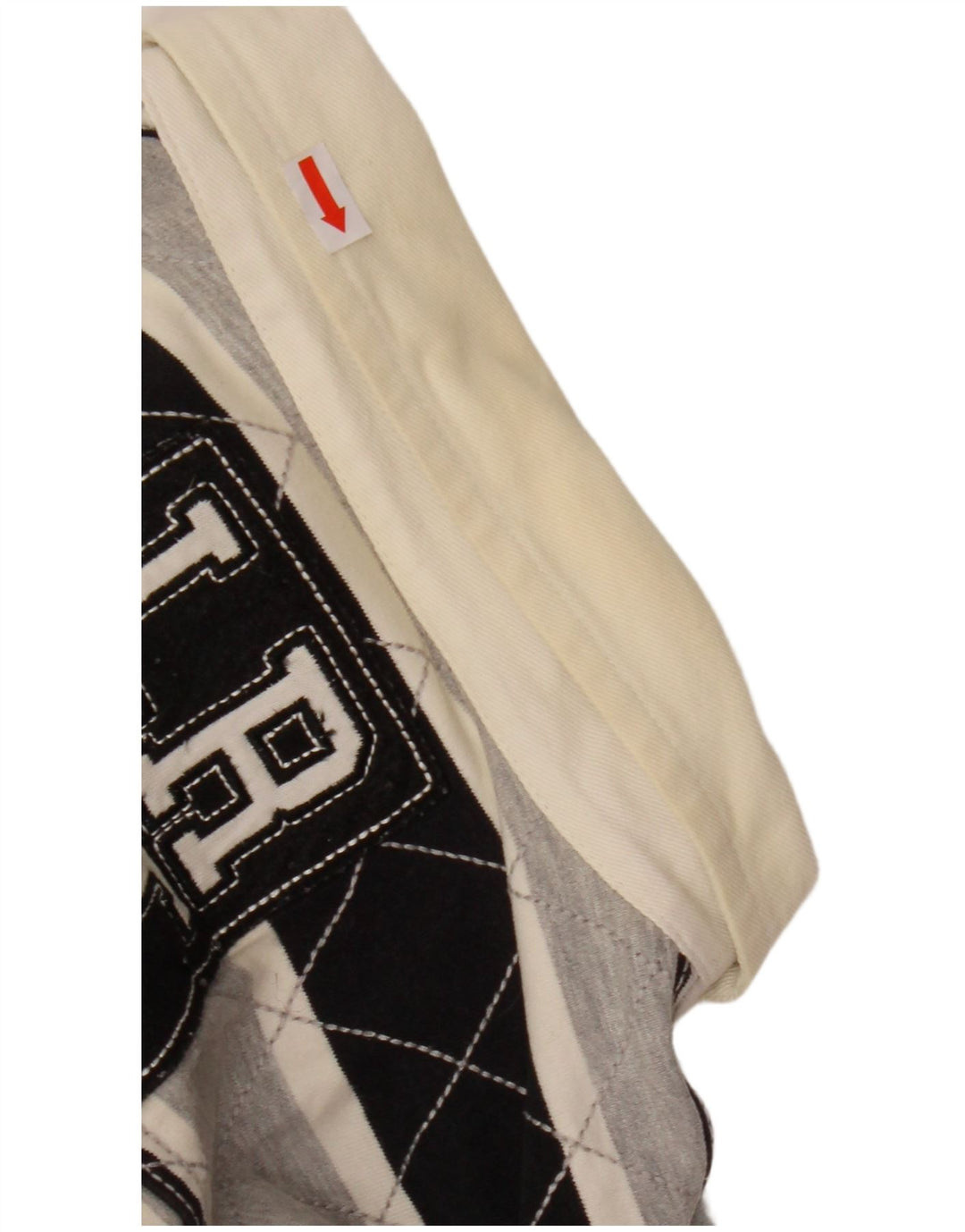 Camisa polo masculina gráfica de manga comprida LOTTO listrada preta média