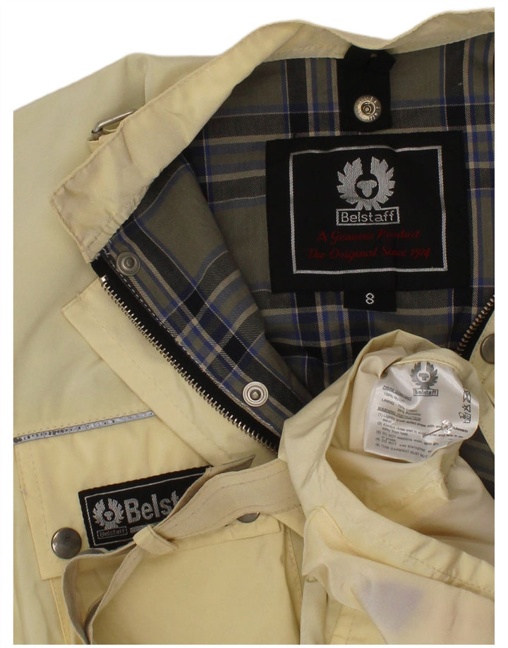 Jaqueta utilitária Belstaff Boys 7-8 anos nylon amarelo