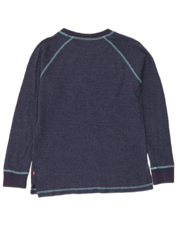 Top Levi's Menino Manga Comprida 11-12 Anos Azul Marinho Algodão