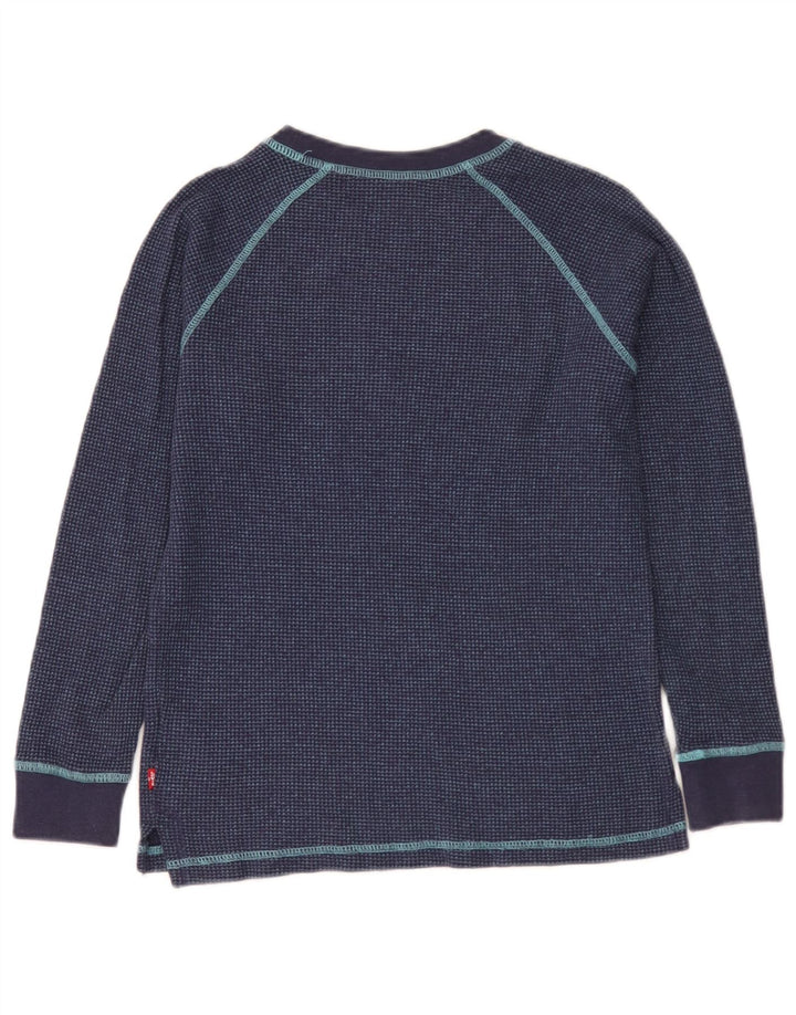 Top Levi's Menino Manga Comprida 11-12 Anos Azul Marinho Algodão