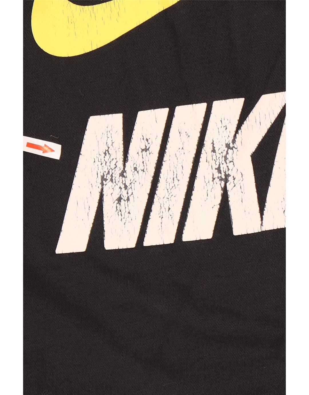 Jumper com capuz gráfico masculino Nike pequeno algodão preto