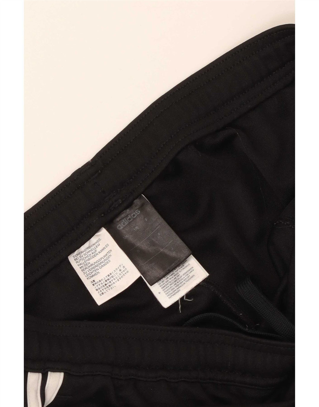 Calças de treino masculinas Adidas Grande poliéster preto