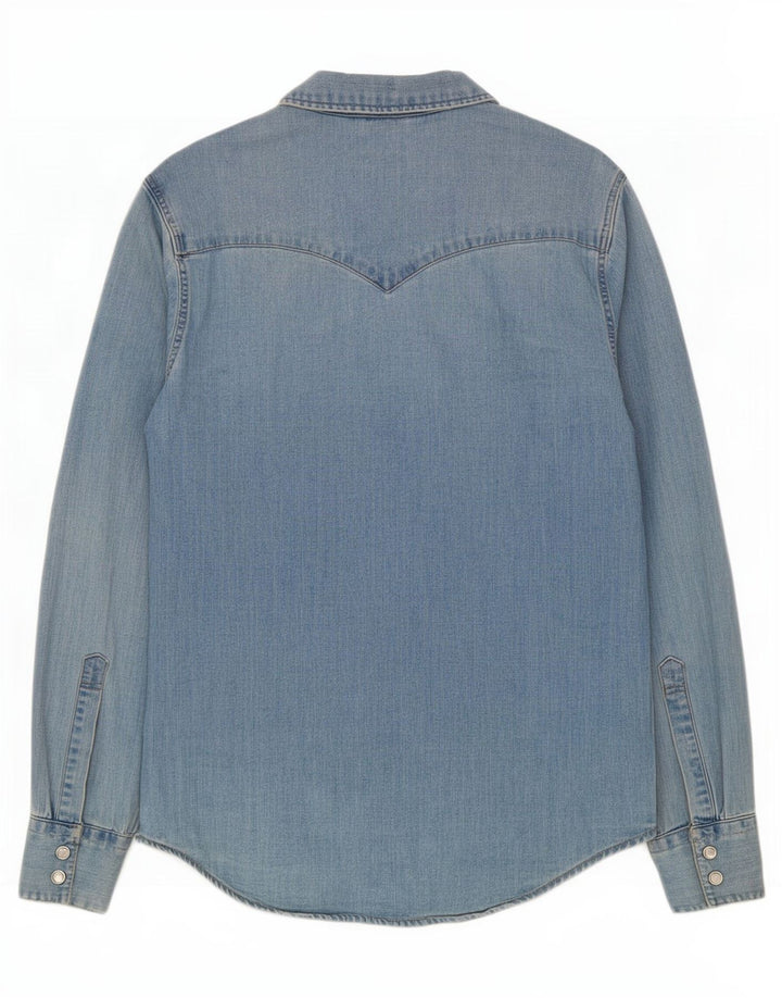 Camisa jeans masculina Levi's XS azul