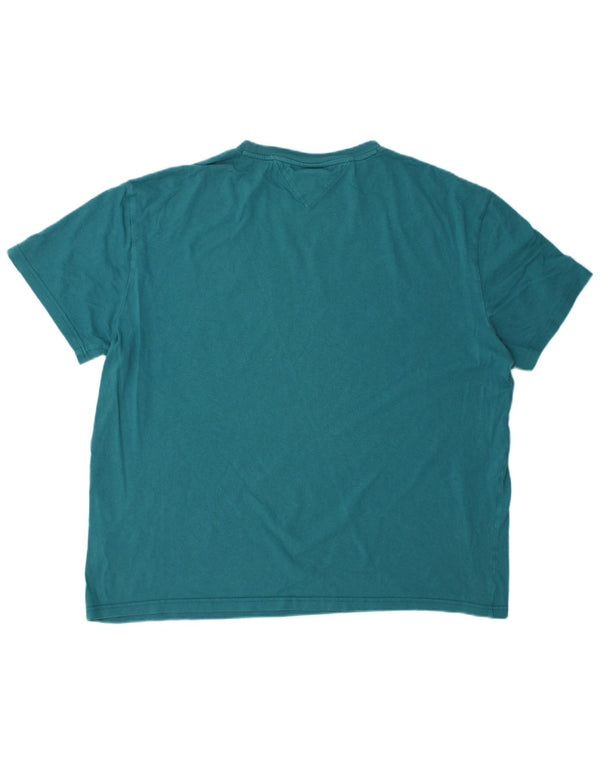 Tommy Hilfiger Camiseta masculina gráfica Top XL Azul