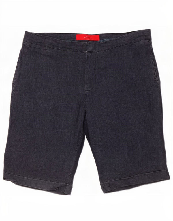 Zara Mens Chino Shorts Grande W34 Azul Marinho