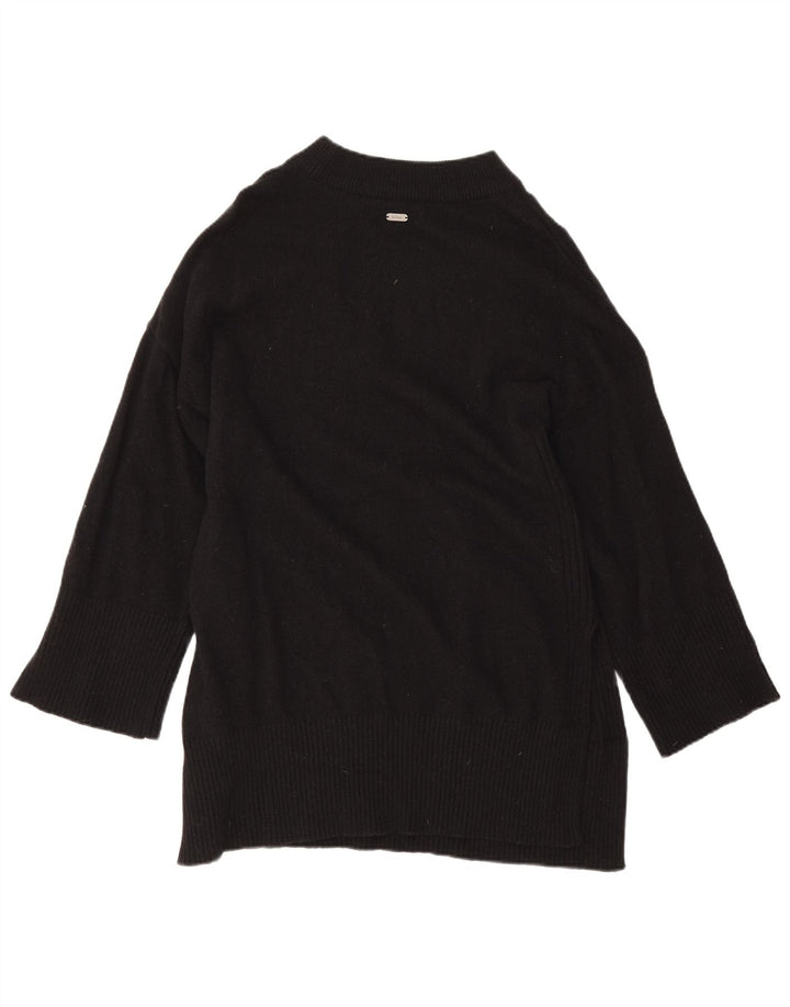 Suéter feminino Barbour Longline com gola tartaruga Reino Unido 10 pequeno preto