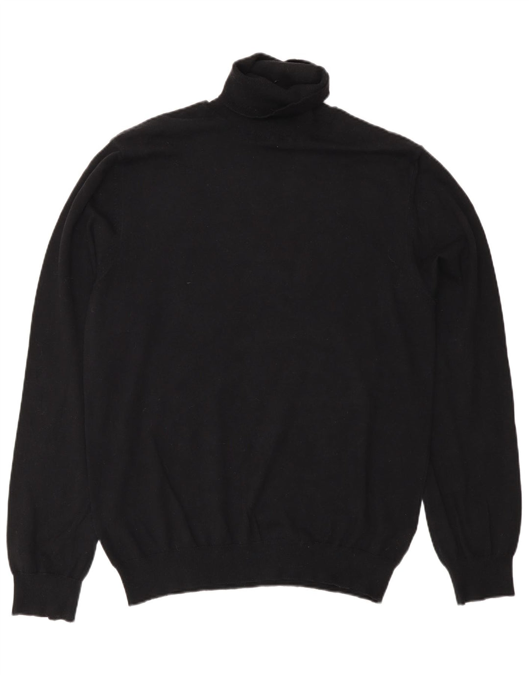 Suéter feminino French Connection com gola redonda e algodão preto médio Reino Unido 14