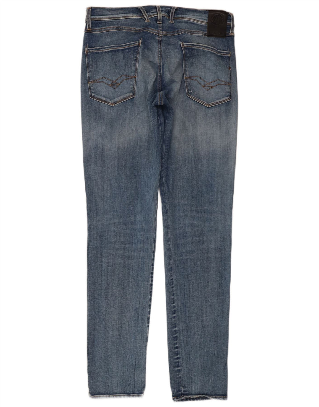 Replay Jeans Slim Feminino W30 L32 Azul Algodão