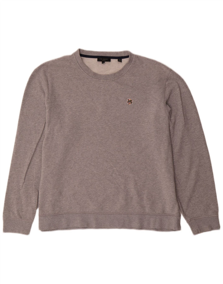 Suéter masculino TED BAKER tamanho 6 2XL cinza