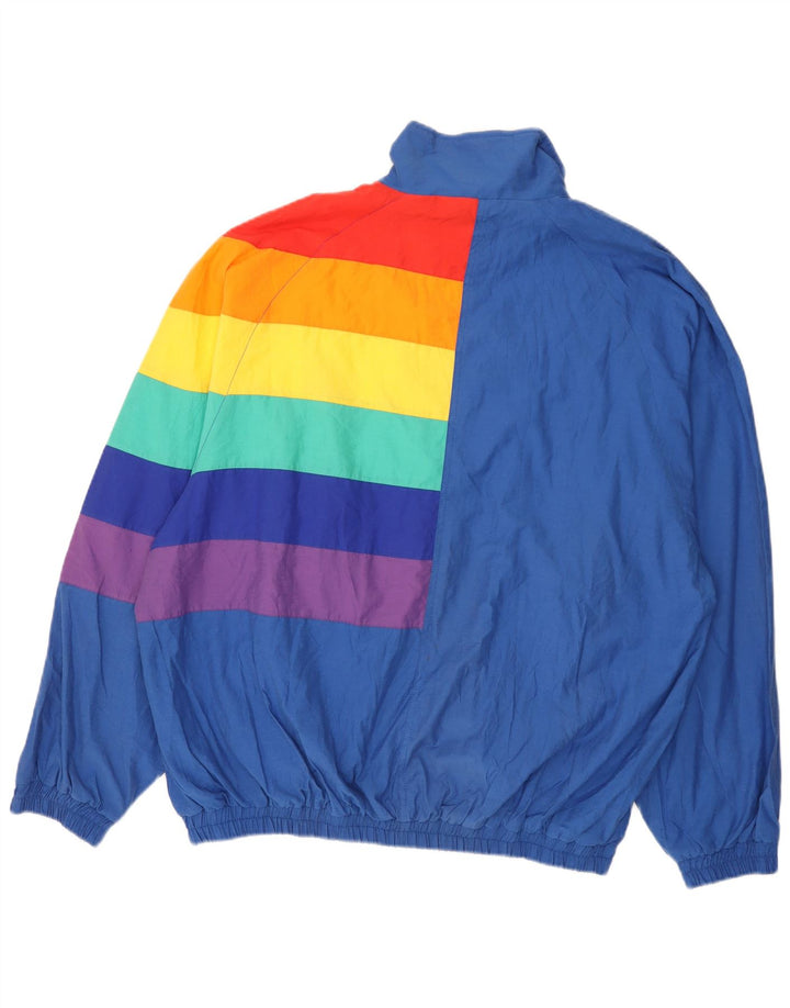 Faber Mens Treino Top Jacket XL Azul Colourblock Algodão