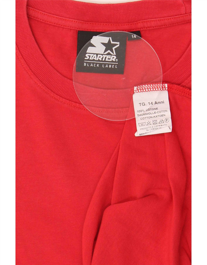 Camiseta Starter Boys Graphic Top 13-14 Anos Algodão Vermelho
