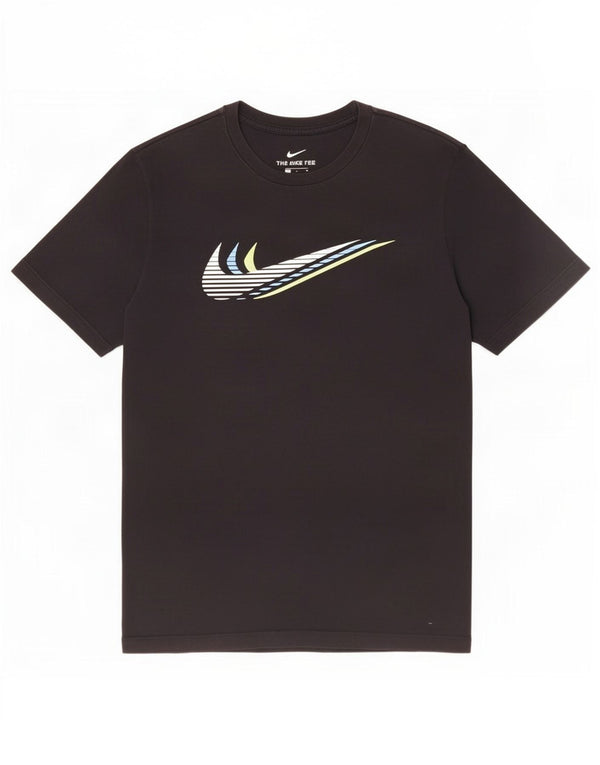 Camiseta Nike masculina gráfica Top médio preto