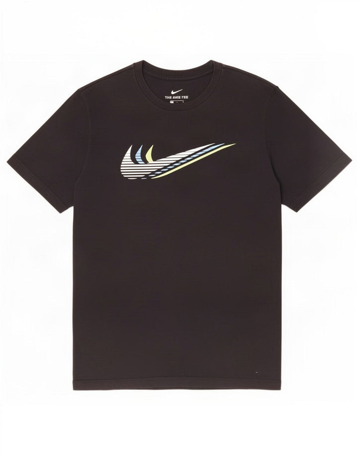 Camiseta Nike masculina gráfica Top médio preto