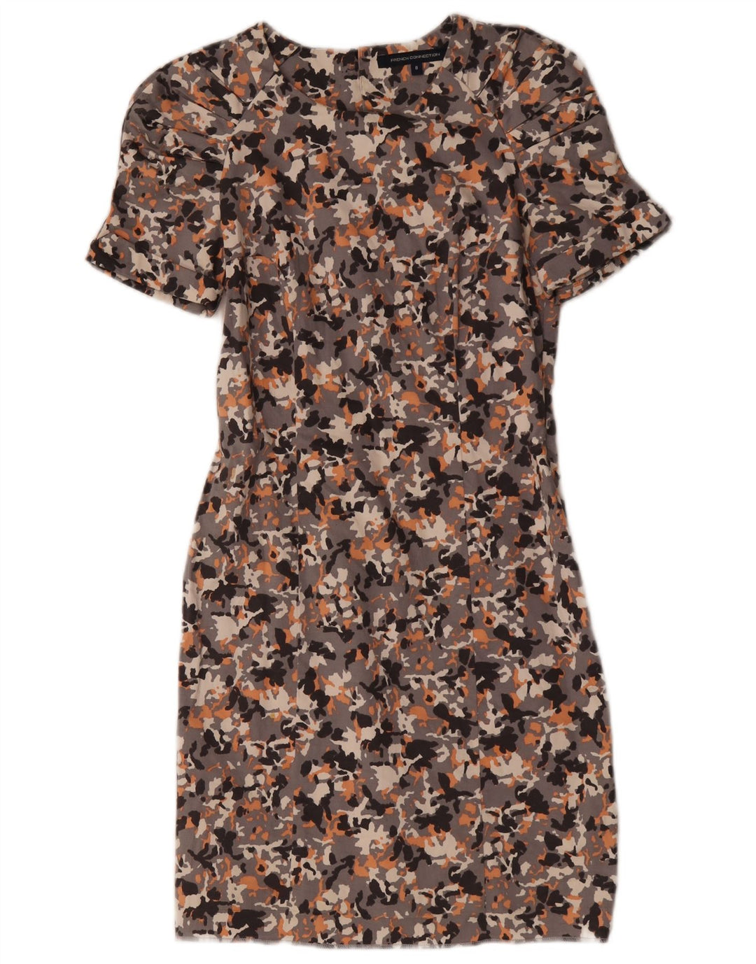 Vestido bainha feminino French Connection UK 8 pequeno floral multicolorido
