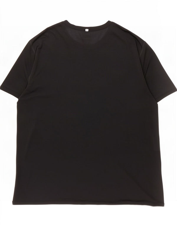 Russell Athletic Mens Dri-Power Camiseta Top 2XL Poliéster Preto