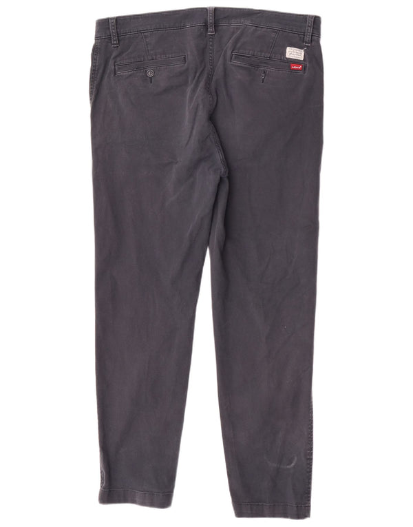 Calça Chino Cônica Masculina Levi's Standard Fit W36 L30 Algodão Azul Marinho