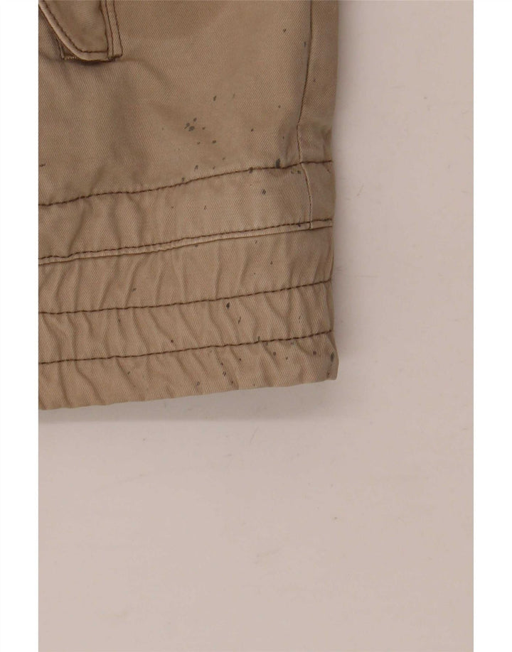Jaqueta bomber masculina G-Star UK 40 grande algodão bege
