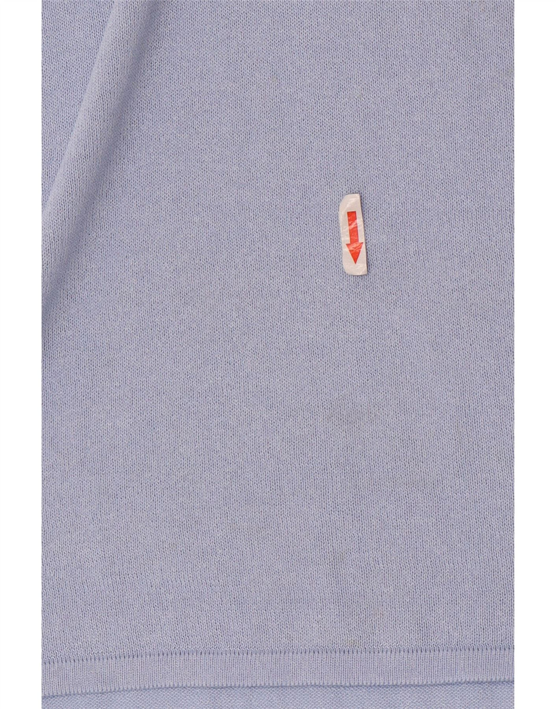 Top feminino Marks & Spencer manga comprida Reino Unido 8 viscose azul pequena