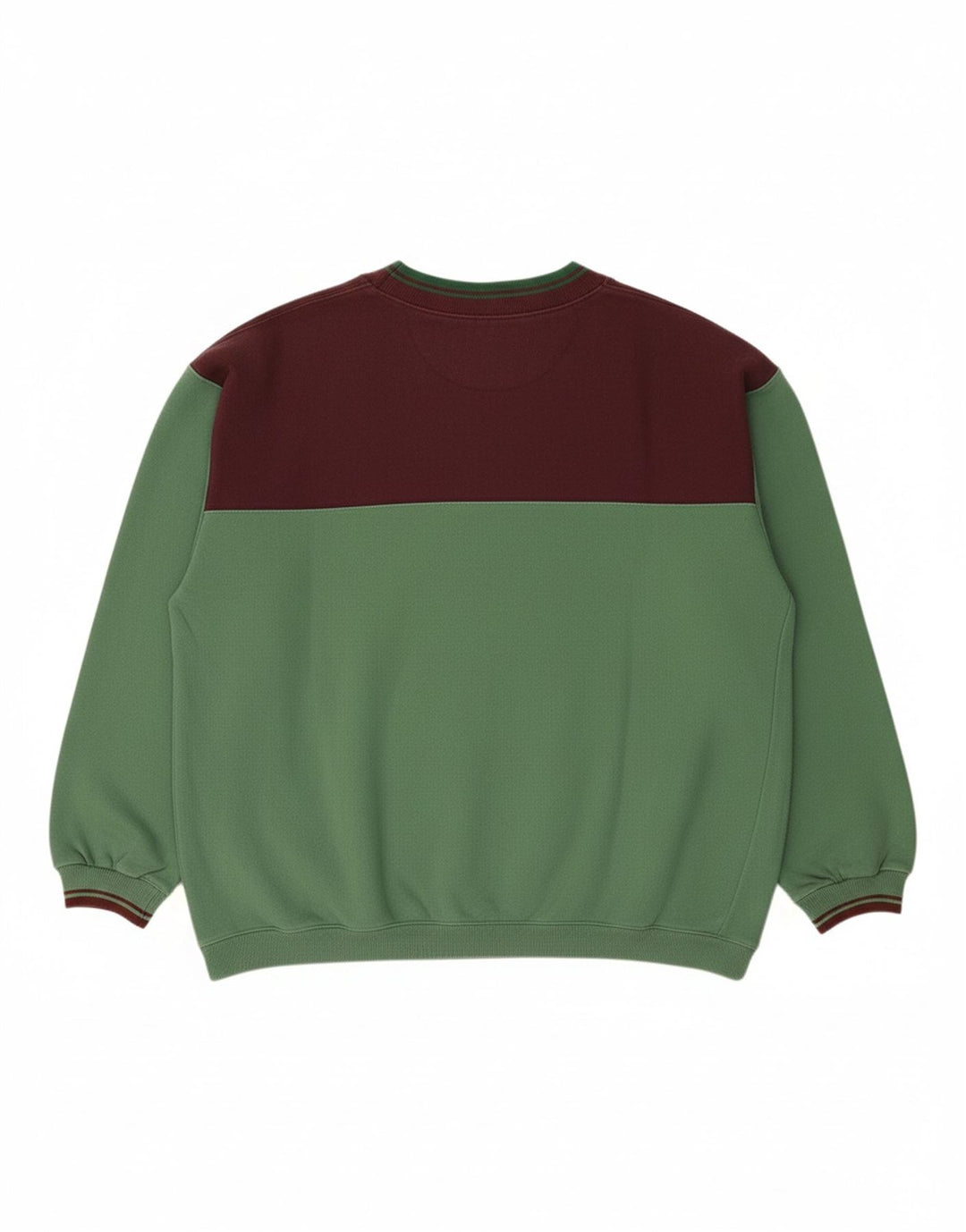 Suéter masculino COMPAGNIE CANADIENNE grande bloco colorido verde