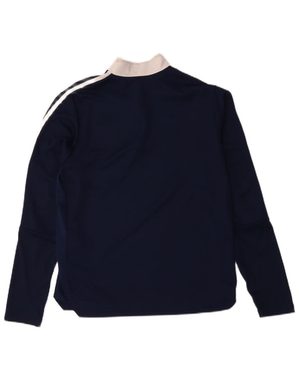 Top de treino Adidas Boys Aeroready 13-14 anos azul marinho
