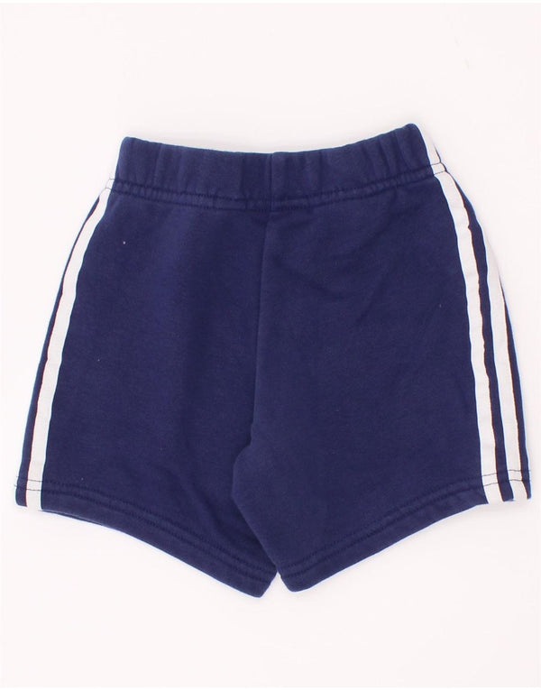 Shorts esportivos Adidas para meninos de 9 a 12 meses algodão azul marinho
