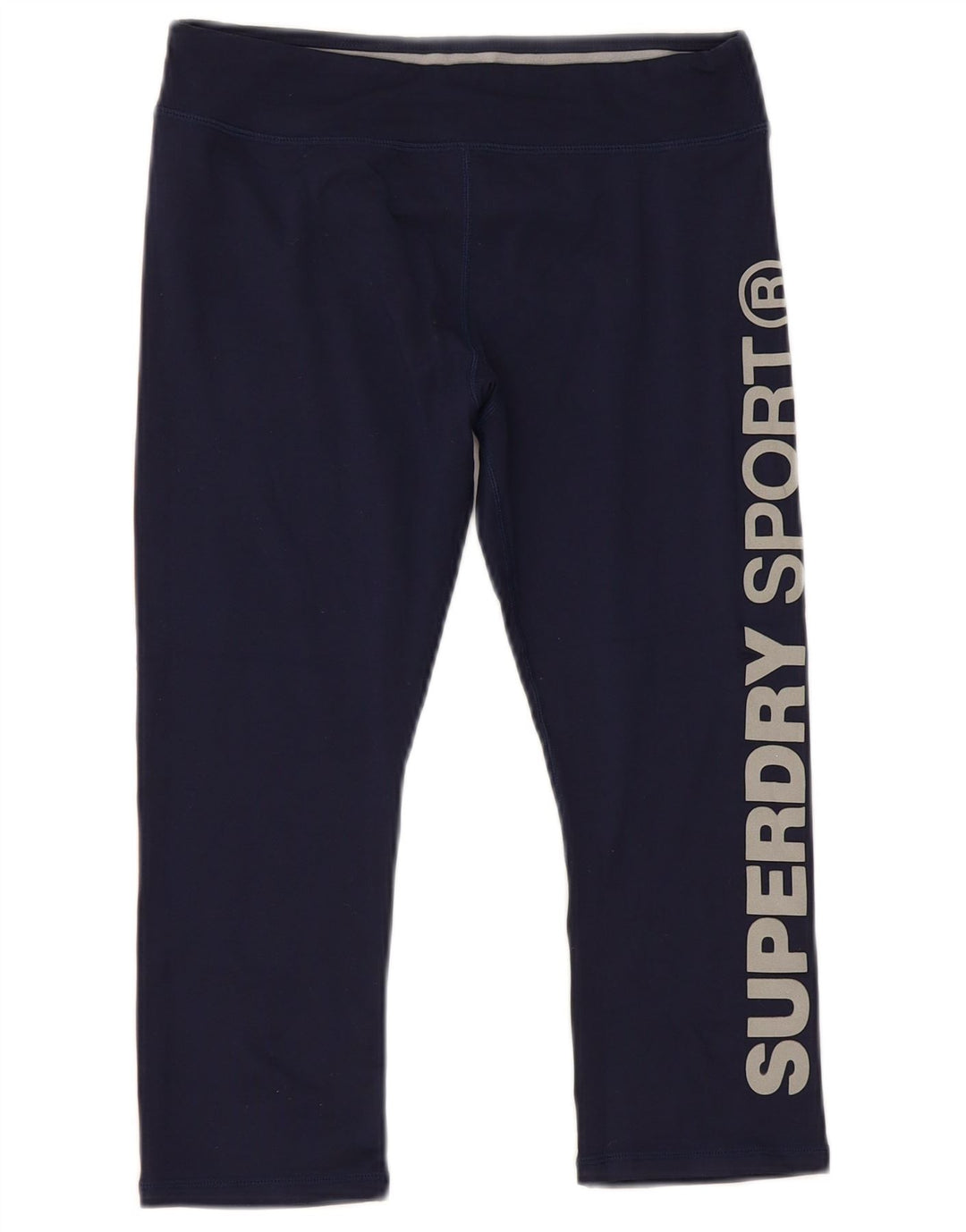 Leggings Capri Superdry Feminino UK 6 XS Azul Marinho Poliéster