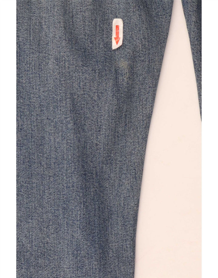 Calça jeans reta masculina Armani W32 L32 azul algodão