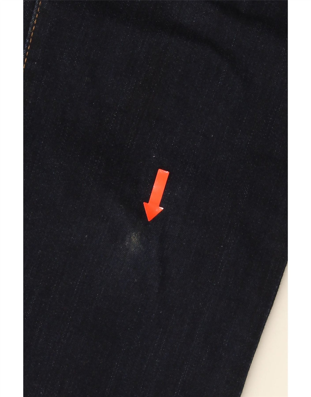 Calça jeans feminina Levi's 714 Straight W29 L31 azul marinho algodão