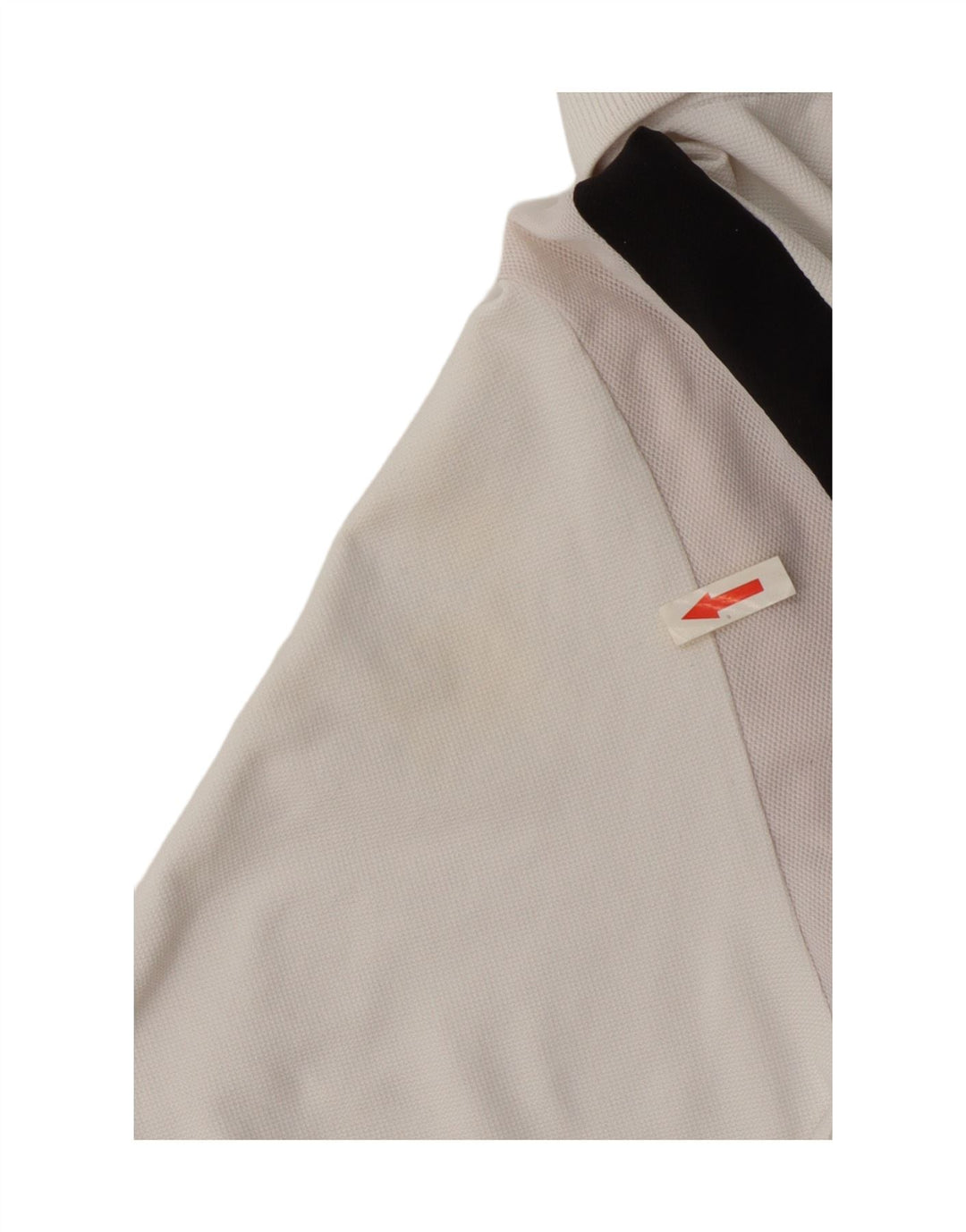 Camisa polo masculina Lotto grande em nylon colorido branco