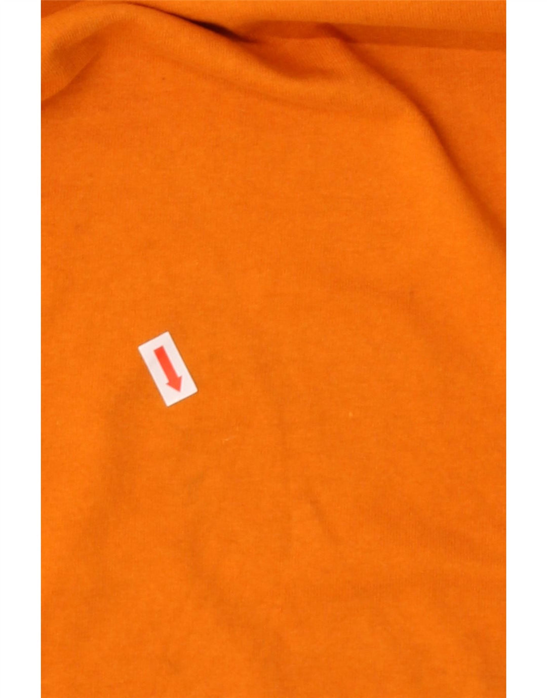 CHAMPION Mens Heritage Camiseta Top Médio Algodão Laranja