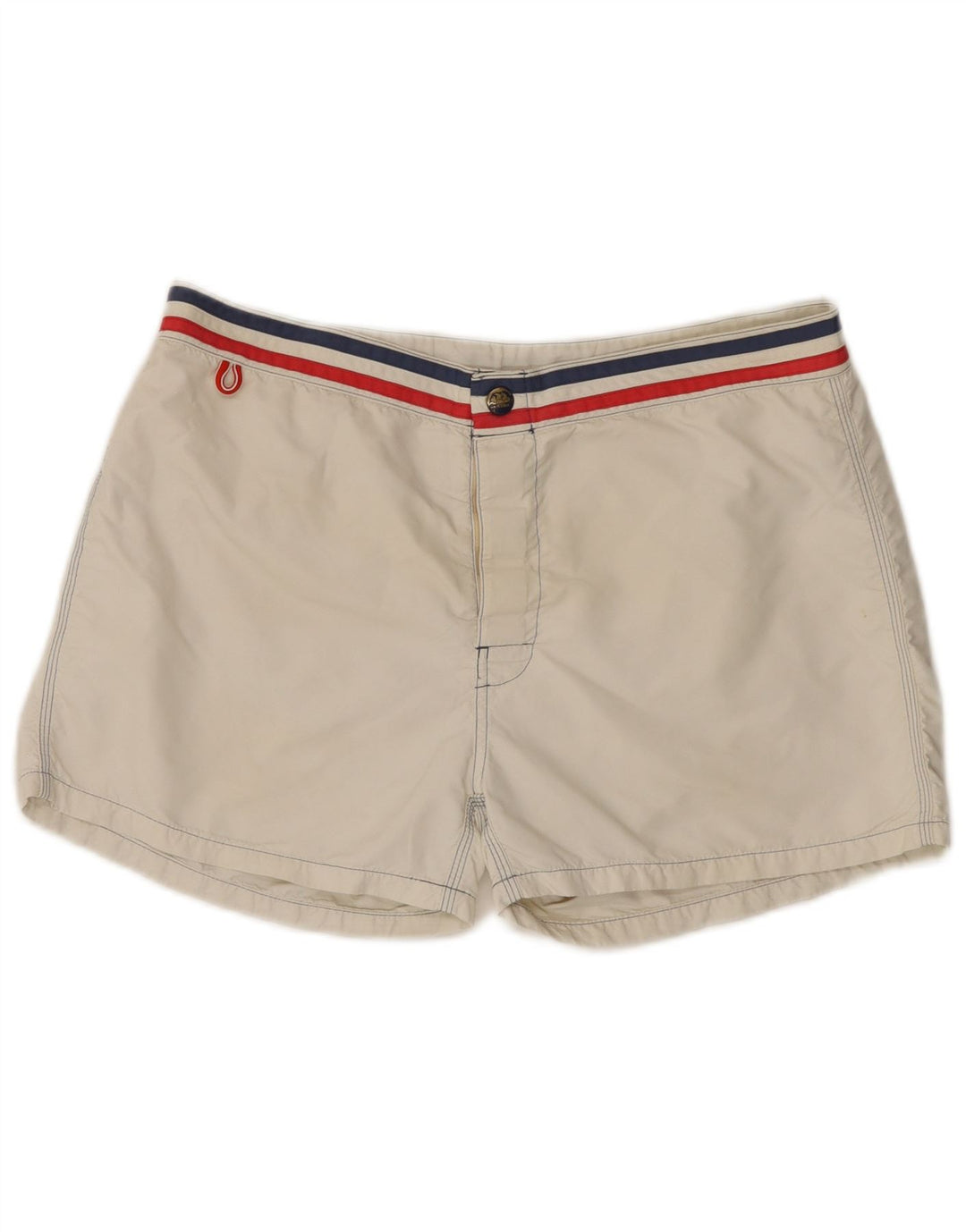Shorts de natação masculino Sundek médio off white nylon