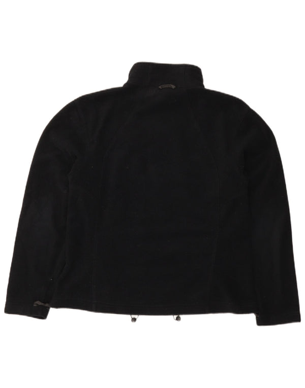 Jaqueta feminina de lã com forro Jack Wolfskin Reino Unido 16 grande poliéster preto