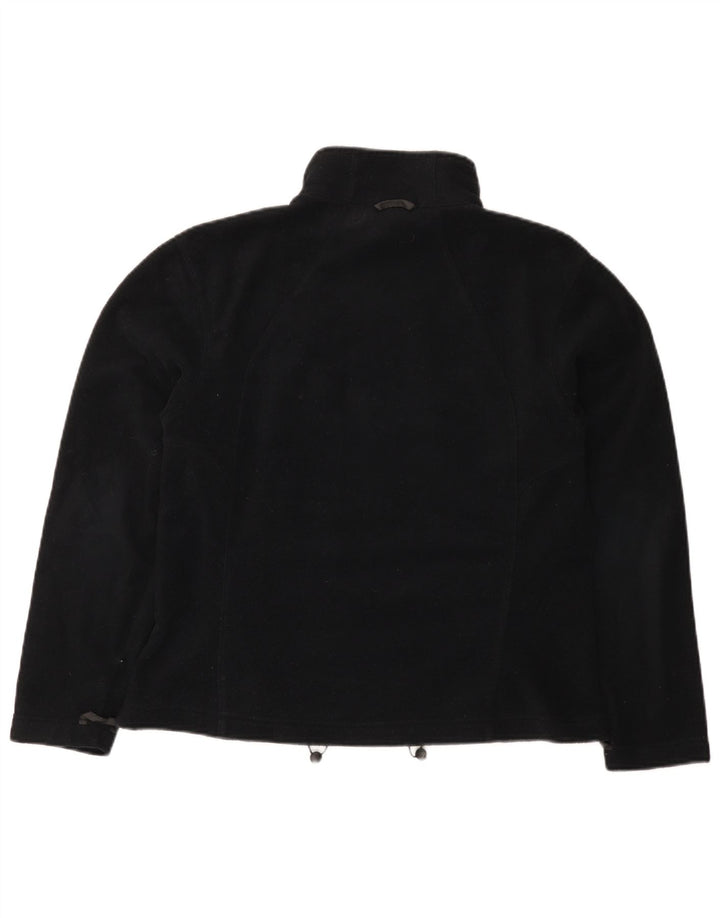 Jaqueta feminina de lã com forro Jack Wolfskin Reino Unido 16 grande poliéster preto