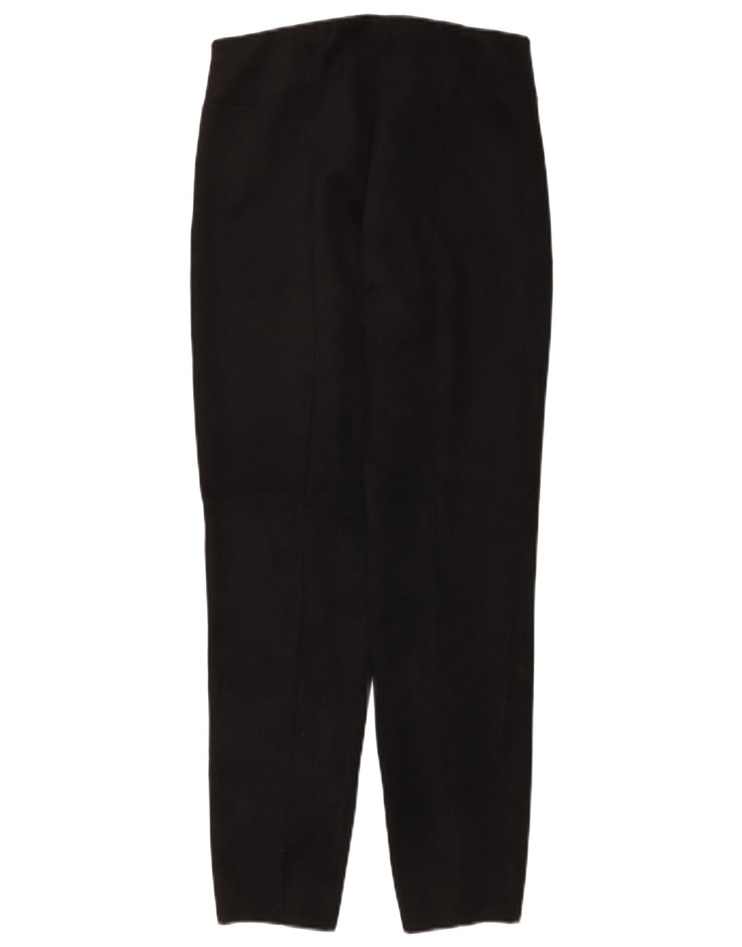 Zara Calça feminina casual slim grande W30 L27 poliéster preto