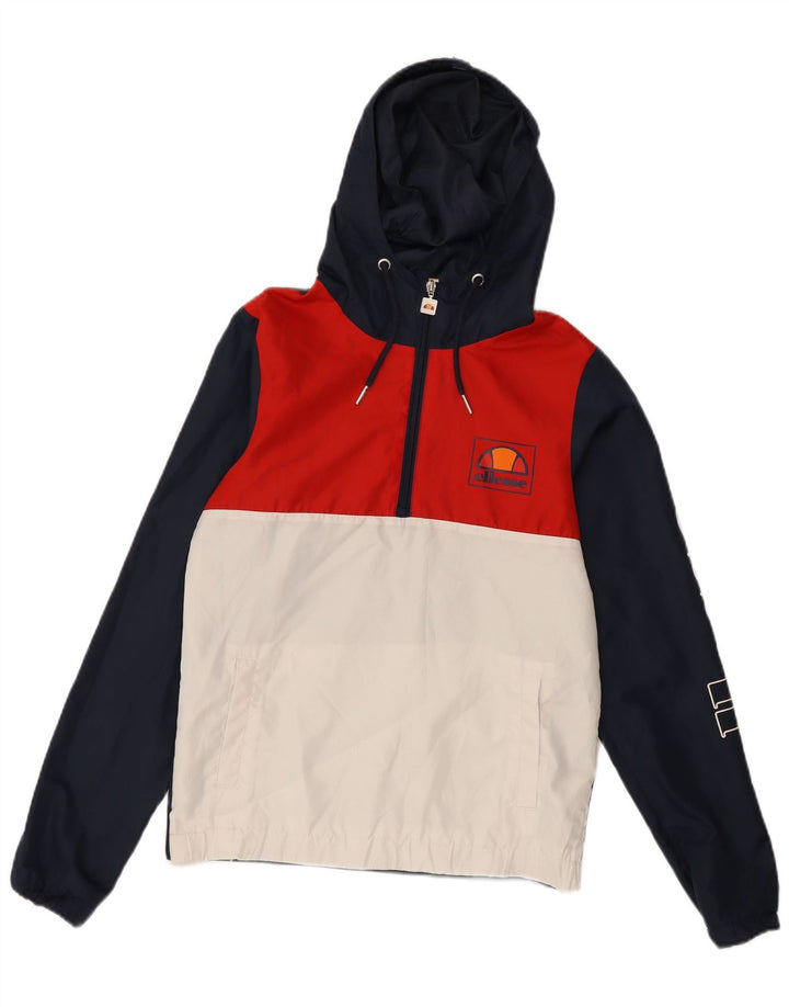ELLESSE Jaqueta masculina com capuz e capuz XS Colorblock multicolorido