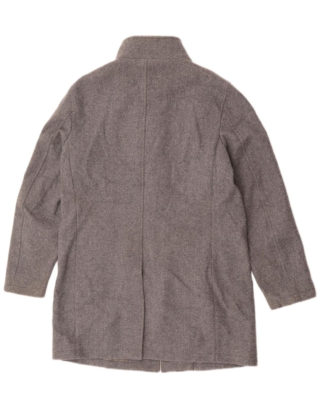 Sobretudo masculino Marks & Spencer UK 40 poliéster cinza grande