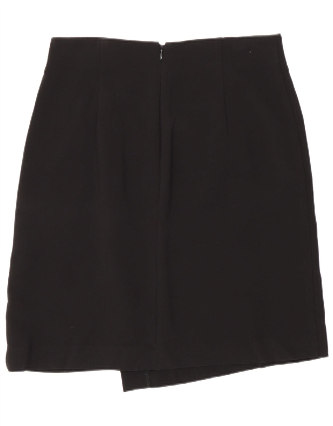 Saia lápis feminina Marks & Spencer Reino Unido 12 médio W30 poliéster preto
